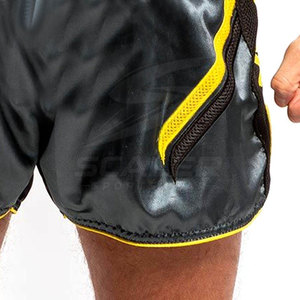 Pantalones Cortos de Muay Thai para Hombre SCALER SPORTSWEAR de Alta Calidad, para Actividad Diaria, Suaves, Transpirables, 100% Poliéster, Ligeros - Product Image 6
