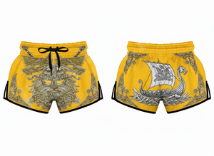 Shorts de Muay Thai personnalisés, imprimés, respirants, OEM ODM, en polyester, confortables, pour entraînement de combat MMA et boxe, pour hommes - Product Image 5