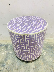 ILAHI's Bone Inlay Table Modern Design Agate Detailing <b>Storage</b> Portable Home Furniture - Product Image 6