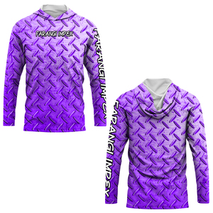เสื้อตกปลาแขนยาวแบบแห้งเร็ว กันน้ำ กันลม ดีไซน์สีน้ำเงินทะเล ผลิตตามสั่ง OEM - Product Image 3