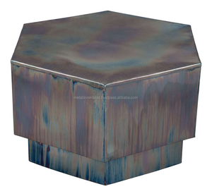 Mesa de centro de baja altura de hierro moderna hecha a mano, muebles duraderos para sala de estar para dormitorio, mesa de té, mesa de centro para sala de estar - Product Image 4