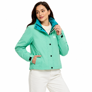 Custom Women Waterproof Cropped <b>Jackets</b> <b>Lightweight</b> Outdoor Windbreaker Zip Up Casual Fashion Outerwear Wholesale <b>jacket</b> for men - Product Image 1