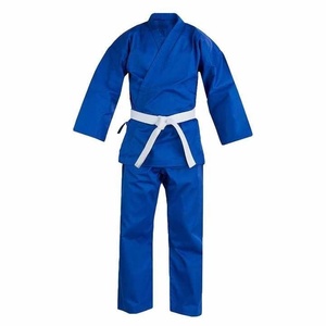Uniforme de Karate de Algodón Resistente, Traje de Entrenamiento Transpirable con Logotipo Frontal Personalizable, Ropa de Artes Marciales - Product Image 1