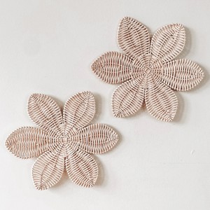 Decorative Rattan Wall-mount <b>Flowers</b> Wholesale Natural Wall Hangings for Birthday Party Wedding Event Decorations - Product Image 2