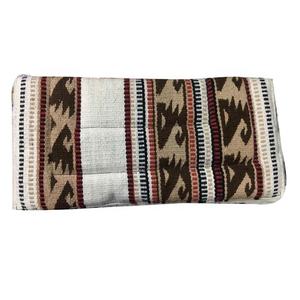 Manta de sillín de caballo de espectáculo occidental personalizada hecha a mano Almohadilla de sillín de lana de alta calidad con diseño inspirado en Nueva Zelanda - Product Image 1