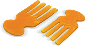 Premium Resin <b>Salad</b> Server Set <b>Salad</b> <b>Tools</b> Handmade Colorful Marbling Patterns Eco-Friendly Dishwasher Safe - Product Image 5
