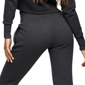 Pantalones Deportivos de Cintura Alta para Mujer, Ajustados, de Forro Polar, Casuales, para Gimnasio, Correr, Entrenamiento, Sólidos, Suaves, Cálidos, para Invierno - Product Image 4