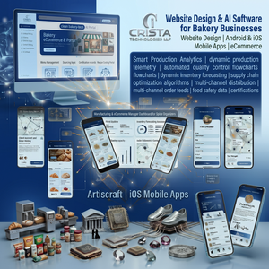 ซอฟต์แวร์ AI ออกแบบเว็บไซต์สำหรับธุรกิจเบเกอรี่ แอปพลิเคชันมือถือ Android iOS ปลั๊กอิน WordPress Shopify ซอฟต์แวร์ AI ERP CRM สำหรับอีคอมเมิร์ซ - Product Image 3