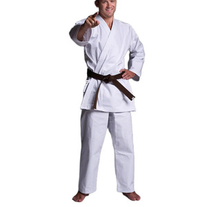 Uniforme de karaté Kata Gi personnalisé, uniforme de karaté léger, blanc, pour la compétition et l'entraînement, fabrication OEM - Product Image 4