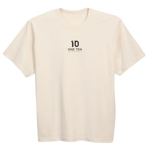 เสื้อยืดผู้ชายทรงหลวม สีธรรมชาติ ผ้าฝ้ายพรีเมียม คอกลม แขนสั้น สไตล์ลำลอง โอเวอร์ไซส์ ใส่สบายทุกวัน - Product Image 1