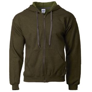 Sudaderas con capucha unisex con cremallera logotipo impreso personalizado 300 gramos 100% algodón ODM bordado estilo europeo de gran tamaño - Product Image 5