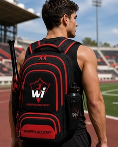 Mochilas clásicas de béisbol, mochila funcional de viaje para jugadores, protección del equipo y transporte de artículos deportivos - Product Image 1