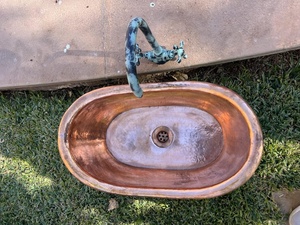 Fregadero de cobre, tendencia global en interiores, lavabo de cobre, producto de lujo para exportación, lavabo de cobre con estándar de calidad internacional. - Product Image 2