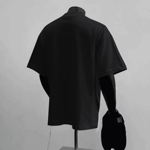 Camiseta Casual de Verano para Hombre, Marca Casual, Manga Corta, Estampado de Letras Único, Estilo Moderno, 260 Gramos, 100% Algodón - Product Image 4