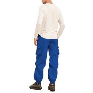 Wholesale Performance Cargo Pants <b>Trousers</b> Custom Logo and Design Comfortable Flexible Loose Fit Cargo Pants for Men - Product Image 3