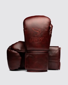 Gants de boxe de luxe de qualité supérieure en cuir marron, personnalisés, durables et super confortables pour l'entraînement de la boxe. - Product Image 1