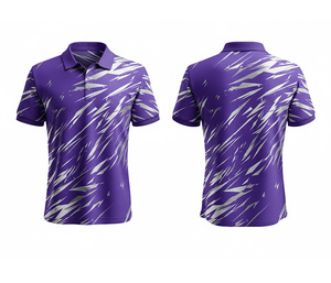 Breathable Sublimation Polo Shirt for Summer Sports Uniform Durable Stitching for Men Women Youth Quick-Dry Dry-Fit Active Polo - Product Image 5