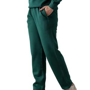 Conjunto Deportivo de Dos Piezas para Mujer, Sudadera y Pantalones Deportivos de Color Sólido, Venta al Por Mayor, Logotipo Personalizado OEM - Product Image 5