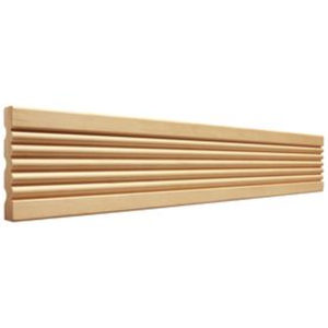 Plinthe décorative en bois massif sur mesure pour meuble de cuisine, moulure décorative pour base intérieure, fabrication OEM - Product Image 1