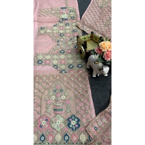 Hermoso Lehenga Choli Bordado para Bodas - Product Image 4