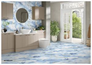 Carrelage en porcelaine brillant haut de gamme 24x48 pouces, surface polie de qualité supérieure, pour murs et sols, usage moderne - Product Image 2