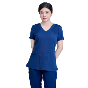Uniforme d'infirmière de haute qualité, dernier design, vêtements médicaux d'hôpital, rayonne, PE, spandex, tendance - Uniforme d'usine FMF - Product Image 1