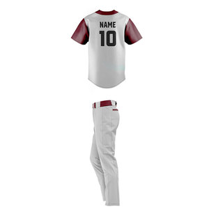 Uniforme de baseball par sublimation, maillot et pantalon respirants haute performance pour joueurs professionnels - Product Image 6