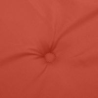 6pcs coussins de chaise à dossier bas rouge mélangé 39.4 "x 19.7" x 1.6 "oreillers de siège en tissu