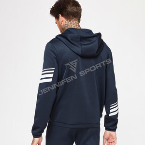 Conjunto Deportivo de Invierno Personalizado para Hombre, Talla Grande, Sudadera con Capucha y Pantalones Deportivos, 100% Algodón Felpa, Secado Rápido - Product Image 4