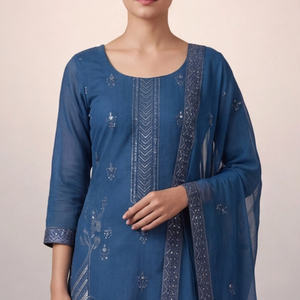 Wholesale Latest Design Shalwar Kameez 3-Piece Lawn Suit Breathable Quick Dry Ladies Lawn Embroidery Suits For <b>Sale</b> - Product Image 3