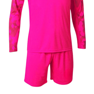 Maillot de gardien de but à manches longues col en V et short pour homme, séchage rapide, anti-humidité, polyester écologique, football - Product Image 5