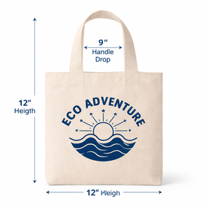 Bolsa de Mano de Lona de Algodón Premium de 300 g/m², Ecológica, Reutilizable, con Logotipo Personalizado, Resistente - Product Image 2
