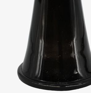 Porte-bougie Hurricane en verre cylindrique avec base noire, résistant à la chaleur, décoration d'intérieur à prix avantageux - Product Image 5
