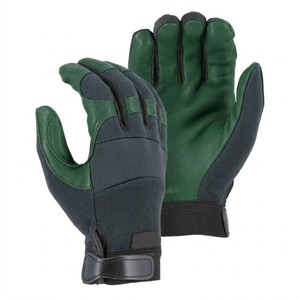 Durable Construction Safety <b>Gloves</b> Synthetic Leather Palm Flexible Spandex Back Adjustable Wrist Utility <b>Gloves</b> Trend - Product Image 2