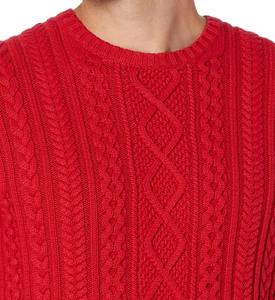 Suéter de Punto para Hombre, 100% Algodón, Cuello Redondo, Tejido de Canalé, Invierno, Logotipo Personalizado en la Parte Delantera, Personalizable, Antipilling, Secado Rápido - Product Image 5