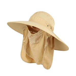 Custom Canvas Fisherman <b>Summer</b> Waterproof Quick Dry Solid Color Fisherman <b>Hat</b> <b>Summer</b> Outdoor Sunproof Wide Brim Sun Bucket <b>Hats</b> - Product Image 1