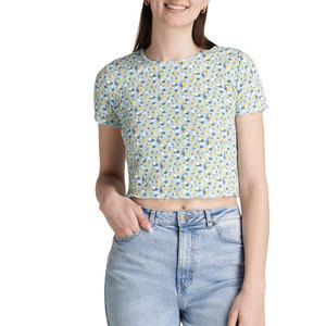 Top Corto Informal para Mujer, Tejido Ligero, Fácil de Usar Diariamente, Top Corto para Mujer, Ajuste Cómodo - Product Image 1