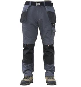 Pantalon de travail pour homme, double genouillère, respirant, imperméable, grande taille, polyester et coton de haute qualité, pour travaux en extérieur - Product Image 1