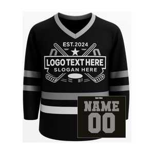 Nouveaux maillots de hockey sur glace, maillot d'équipe de hockey, maillot d'entraînement, nouveau style, maillot de hockey cousu à panneaux - Product Image 2