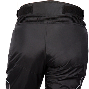 Motorcycle Leather Cordura Riding Pants with CE Removable <b>Knee</b> & Hip <b>Protectors</b> | Waterproof Biker Trousers | Hike Impex - Product Image 6