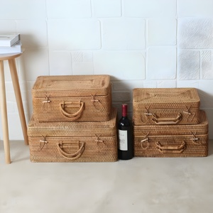 Arry on-maleta grande de ratán hecha a mano, equipaje personalizable de marca privada, bolsos de viaje - Product Image 2