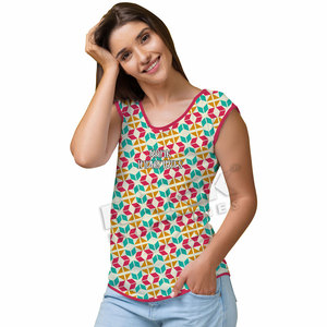 Camisetas de Mujer de Corte Regular, Transpirables, Informales, para Uso Diario, Camisetas de Mujer de Corte Cómodo, Más Vendidas - Product Image 3