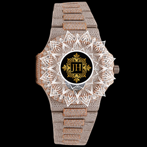 Indian Exporter Moissanite Diamond Quartz Watch Waterproof 3ATM Stainless Steel Luxury <b>Wristwatch</b> Available For Sale - Product Image 1