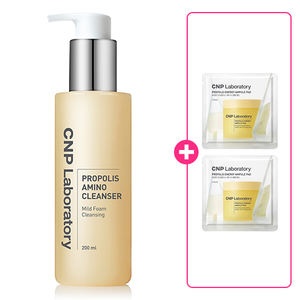 สำหรับ CNP Propolis amino Facial Cleanser พร้อมแผ่นโพลิสฟรี2แผ่น x 2 - Product Image 1