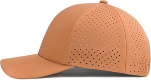Wholesale Sporty 7-Panel Suede <b>Mesh</b> Trucker Hat Blank 100% Cotton Plain Caps with Hand Embroidery for Sublimation Printing - Product Image 4