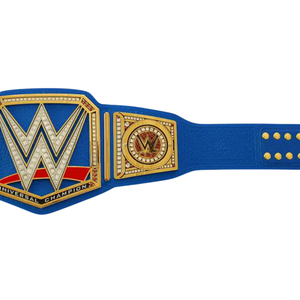 เข็มขัดแชมป์ WWE Universal Championship สีน้ำเงิน เข็มขัดแชมป์มวยปล้ำคุณภาพสูง ของสะสมสำหรับนักสะสม เข็มขัดกีฬาที่ปรับแต่งได้ - Product Image 4