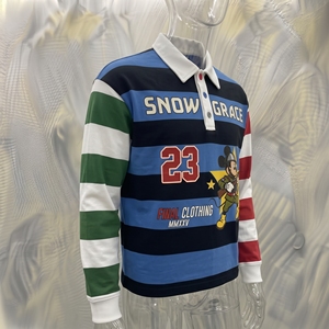 เสื้อเชิ้ตแขนยาว Snowgrace คอปกพับได้ ทรงปกติ สำหรับผู้ชาย ลายพิมพ์โลโก้ด้านหน้าแบบ Sublimated - Product Image 2