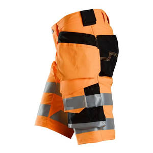 กางเกงขาสั้นทำงานแบบสะท้อนแสงสำหรับผู้ชาย ผ้าแคนวาส ดีไซน์หลายกระเป๋า เหมาะสำหรับงานก่อสร้าง - Product Image 3