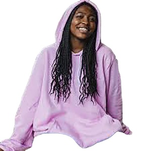 Top Quality Cotton French Terry Over <b>Size</b> Hoodie Thick Fleece Drop Shoulder Plain Blank Custom Men Hoodies - Product Image 1