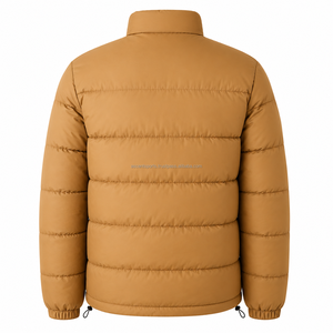 Men <b>Warm</b> Winter Puffer Jacket Premium Quilted Lightweight Outdoor Casual Insulated Zip Up Coat Wholesale OEM - Product Image 2